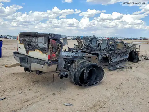 1FT8W3DT8KEC06681 — 2019 Ford F350, фото 3 с аукциона Copart, Пожар