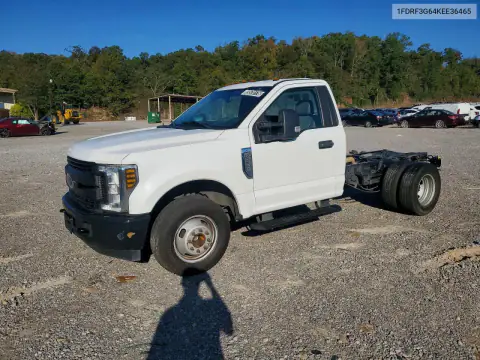 1FDRF3G64KEE36465 — 2019 Ford F350, Мелкие вмятины и царапины, фото до ремонта