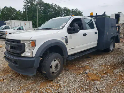 1FD0W4GT1MED44592 — 2021 Ford F450, Передняя часть (Front End), фото до ремонта