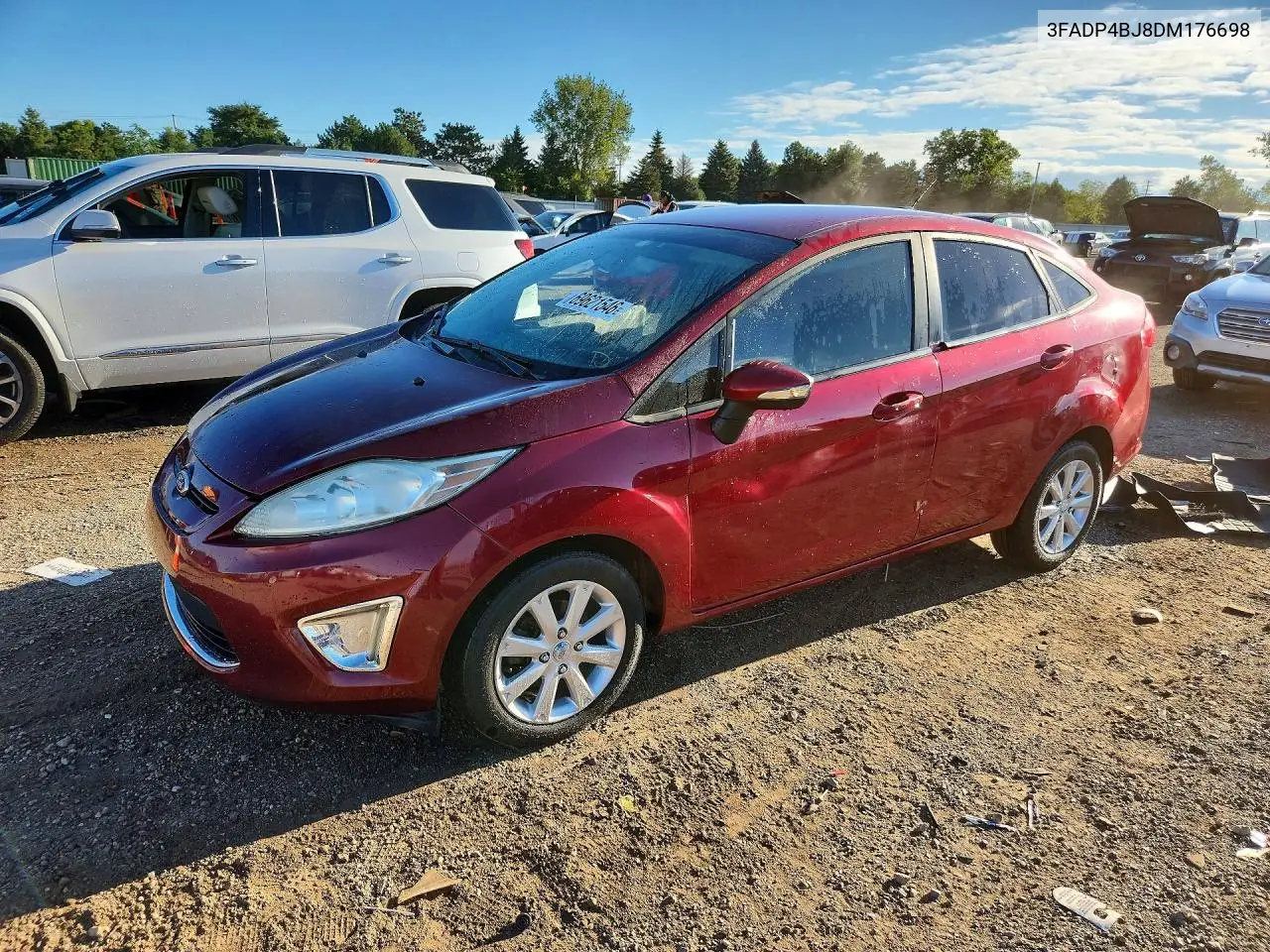 2013 Ford Fiesta Se VIN 3FADP4BJ8DM176698 фото 1
