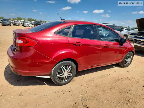2013 Ford Fiesta Se VIN 3FADP4BJ0DM225232 фото 3