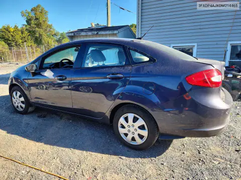 2013 Ford Fiesta S VIN 3FADP4AJXDM214465 фото 2