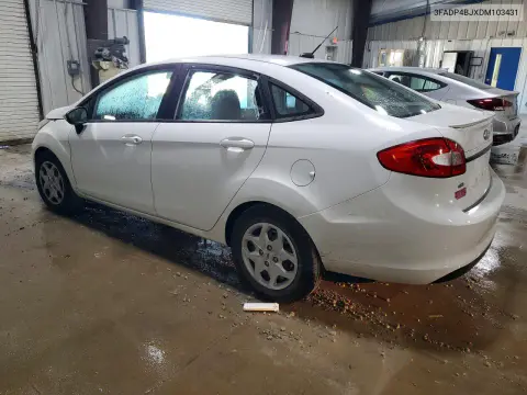 2013 Ford Fiesta Se VIN 3FADP4BJXDM103431 фото 2