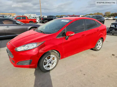 3FADP4BJ2EM227792 — 2014 Ford Fiesta, Сторона, фото до ремонта