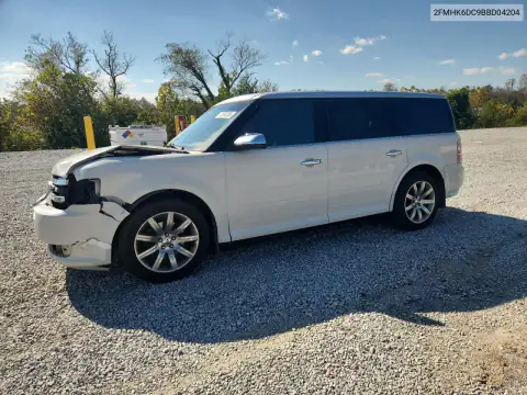 2FMHK6DC9BBD04204 — 2011 Ford FLEX, Передняя часть, фото до ремонта