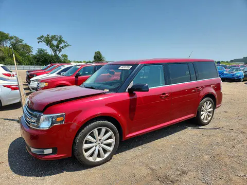 2FMGK5C88EBD16125 — 2014 Ford FLEX, Передняя часть (Front End), фото до ремонта