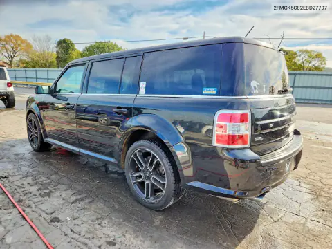 2014 Ford Flex Sel VIN 2FMGK5C82EBD27797 фото 2
