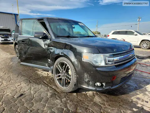 2014 Ford Flex Sel VIN 2FMGK5C82EBD27797 фото 4