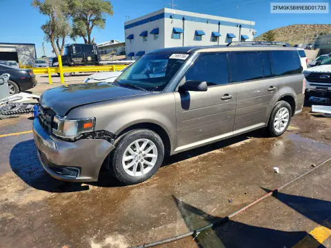 2FMGK5B89EBD01733 — 2014 Ford FLEX, Передняя часть, фото до ремонта