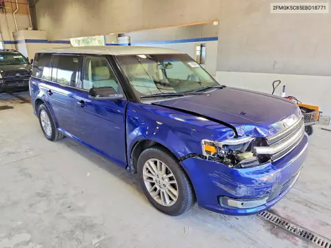 2014 Ford Flex Sel VIN 2FMGK5C85EBD18771 фото 4