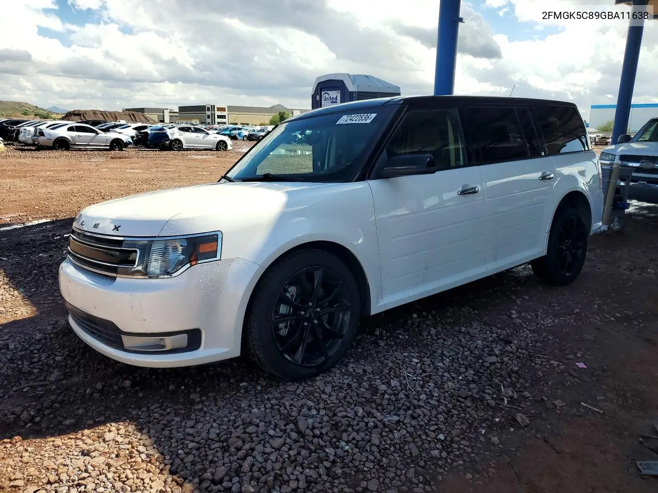 2016 Ford Flex Sel VIN 2FMGK5C89GBA11638 фото 1