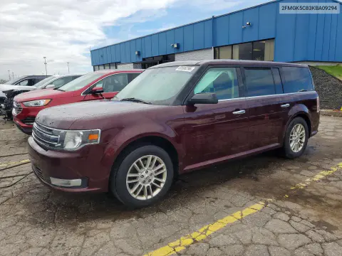 2FMGK5C83KBA09294 — 2019 Ford FLEX, Сторона, фото до ремонта