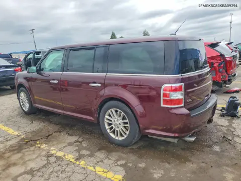 2019 Ford Flex Sel VIN 2FMGK5C83KBA09294 фото 2