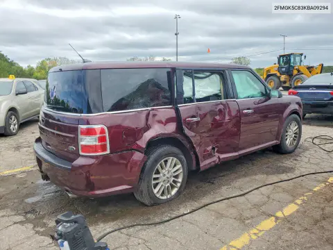 2019 Ford Flex Sel VIN 2FMGK5C83KBA09294 фото 3