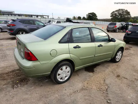 2007 Ford Focus Zx4 VIN 1FAFP34N57W108589 фото 3