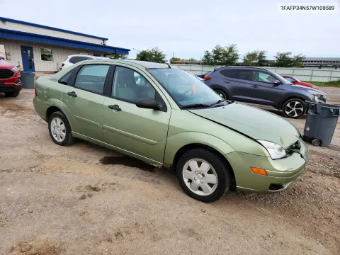 2007 Ford Focus Zx4 VIN 1FAFP34N57W108589 фото 4