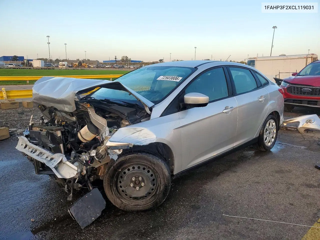 2012 Ford Focus Se VIN 1FAHP3F2XCL119031 фото 1