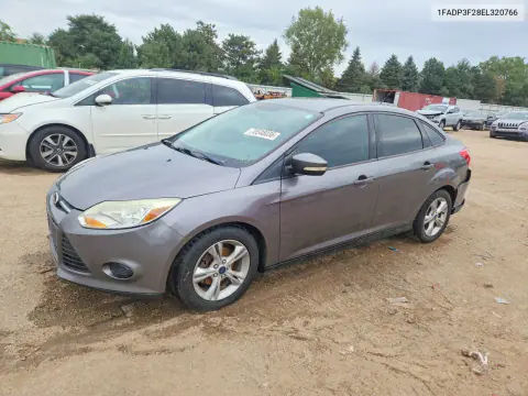 1FADP3F28EL320766 — 2014 Ford Focus, Задняя часть, фото до ремонта