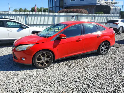 1FADP3F20EL307011 — 2014 Ford Focus, Верхняя часть / Крыша, фото до ремонта