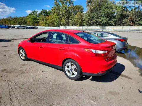 2014 Ford Focus Se VIN 1FADP3F22EL411502 фото 2