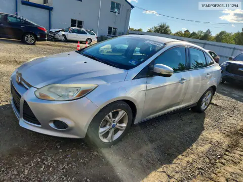 1FADP3F20EL111294 — 2014 Ford Focus, Задняя часть, фото до ремонта