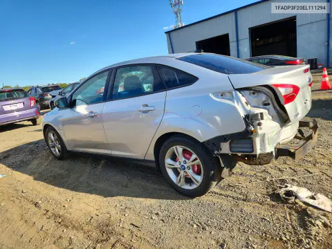 2014 Ford Focus Se VIN 1FADP3F20EL111294 фото 2