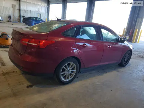 2015 Ford Focus Se VIN 1FADP3F2XFL252911 фото 3