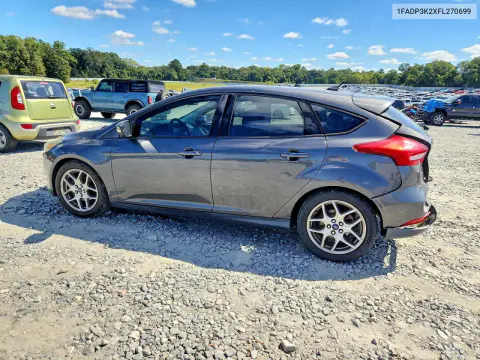 2015 Ford Focus Se VIN 1FADP3K2XFL270699 фото 2