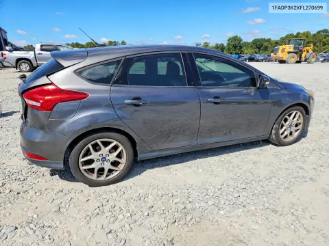 2015 Ford Focus Se VIN 1FADP3K2XFL270699 фото 3