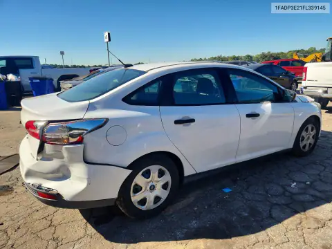 1FADP3E21FL339145 — 2015 Ford Focus, фото 3 с аукциона Copart, Задняя часть