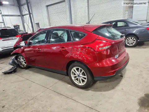 2015 Ford Focus Se VIN 1FADP3K2XFL220790 фото 2