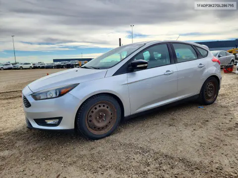 1FADP3K27GL286795 — 2016 Ford Focus, Задняя часть, фото до ремонта