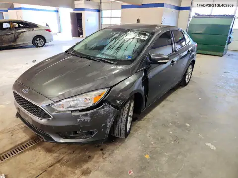 1FADP3F21GL402809 — 2016 Ford Focus, Передняя часть, фото до ремонта