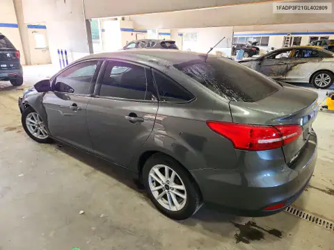 1FADP3F21GL402809 — 2016 Ford Focus, фото 2 с аукциона Copart, Передняя часть
