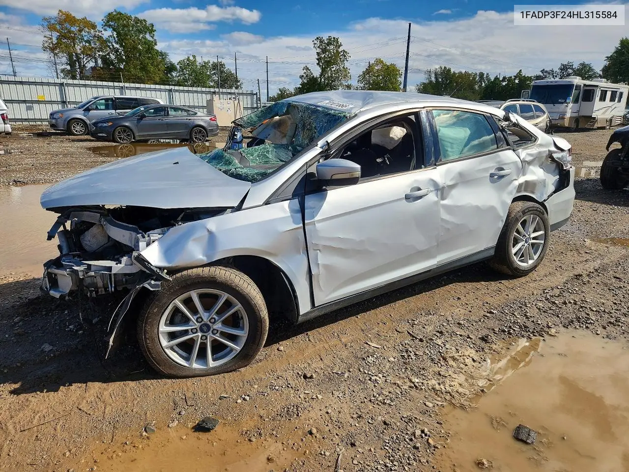 2017 Ford Focus Se VIN 1FADP3F24HL315584 фото 1
