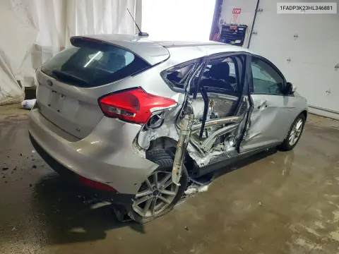2017 Ford Focus Se VIN 1FADP3K23HL346881 фото 3