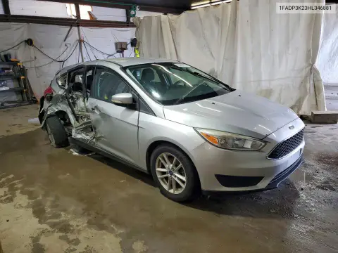 2017 Ford Focus Se VIN 1FADP3K23HL346881 фото 4