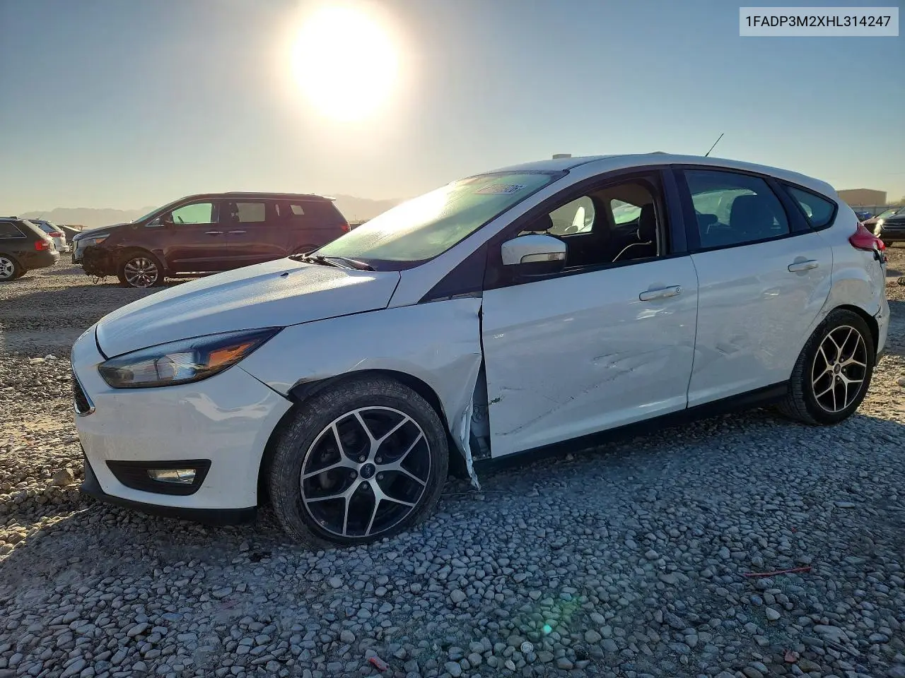 2017 Ford Focus Sel VIN 1FADP3M2XHL314247 фото 1
