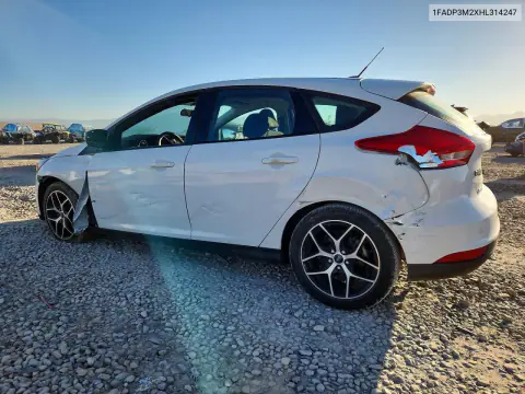 2017 Ford Focus Sel VIN 1FADP3M2XHL314247 фото 2