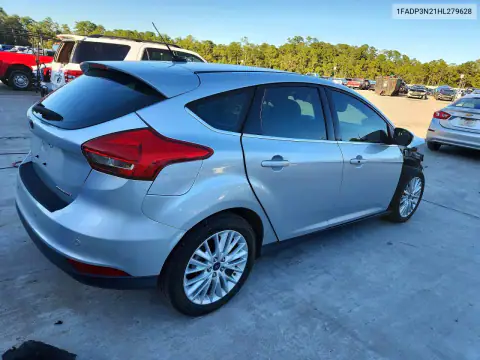 1FADP3N21HL279628 — 2017 Ford Focus, фото 3 с аукциона Copart, Передняя часть
