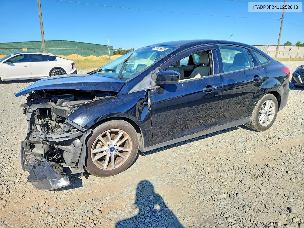 2018 Ford Focus Se VIN 1FADP3F24JL252010 фото 1