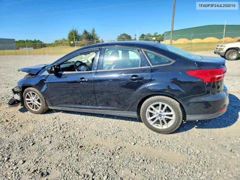 2018 Ford Focus Se VIN 1FADP3F24JL252010 фото 2