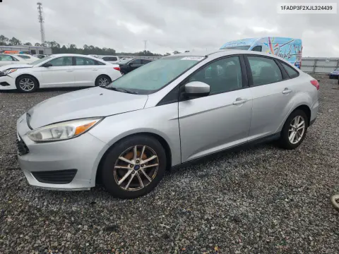 1FADP3F2XJL324439 — 2018 Ford Focus, Передняя часть, фото до ремонта