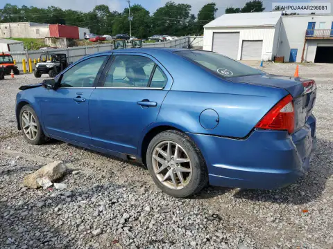 3FAHP0JA4AR298081 — 2010 Ford Fusion, фото 2 с аукциона Copart 16.10.2026, Передняя часть