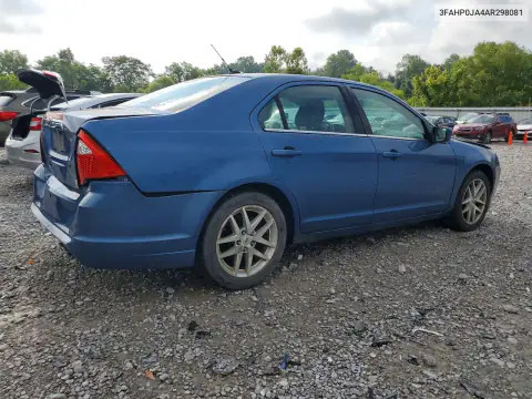 3FAHP0JA4AR298081 — 2010 Ford Fusion, фото 3 с аукциона Copart 16.10.2026, Передняя часть
