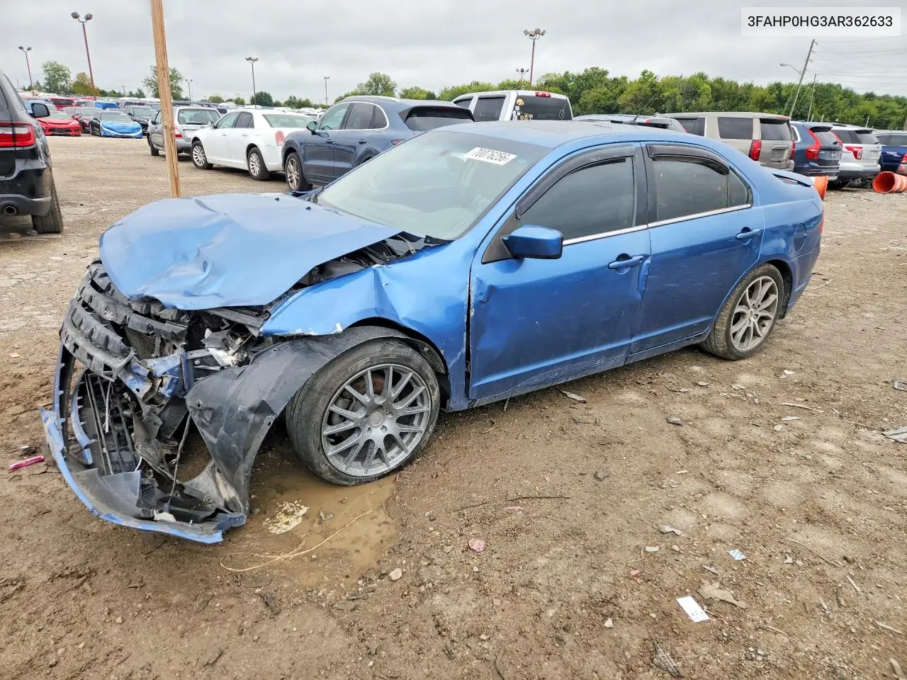 2010 Ford Fusion Se VIN 3FAHP0HG3AR302633 фото 1