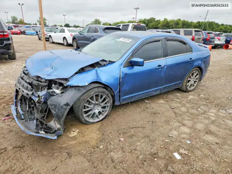 3FAHP0HG3AR302633 — 2010 Ford Fusion, Передняя часть, фото до ремонта