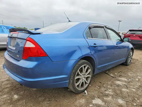 2010 Ford Fusion Se VIN 3FAHP0HG3AR302633 фото 3