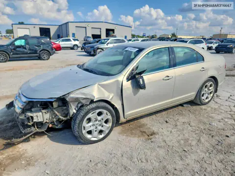 3FAHP0HA8AR316667 — 2010 Ford Fusion, Передняя часть, фото до ремонта