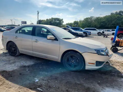 2010 Ford Fusion Se VIN 3FAHP0HA8AR316667 фото 4